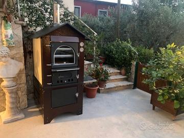 FORNO LEGNA CLEMENTI  MASTER 45×80 RAMATO  TEGLIA