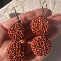 Orecchini pendenti  uncinetto chiacchierino