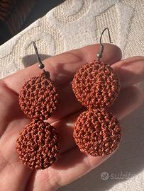 Orecchini pendenti  uncinetto chiacchierino