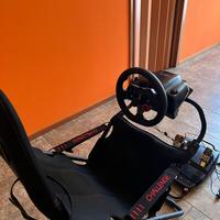 Volante e sedia per pc e playstation 5