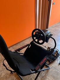 Volante e sedia per pc e playstation 5