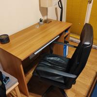 scrivania porta PC con sedia office 