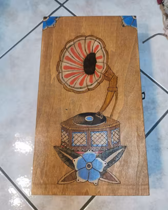 scatola legbo vintage