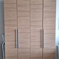 Armadio in legno 4 ante