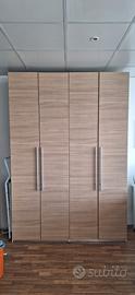 Armadio in legno 4 ante