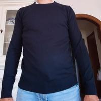 MAGLIONE DA UOMO,PIAZZA ITALIA MAN, taglia S,NERO