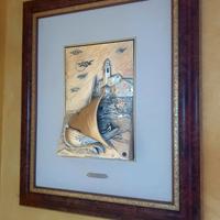 Quadro  in argento massiccio Maestrale-Ottaviani