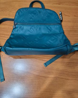 Borsa Desigual Verde in pelle