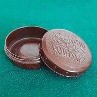 Scatola tonda Clorato di potassio vintage cm 3,5