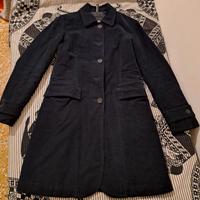 Cappotto autunnale blu scuro