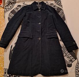 Cappotto autunnale blu scuro