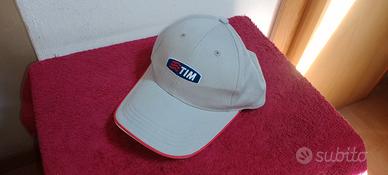 cappellino con visiera logo TIM nuovo vintage 