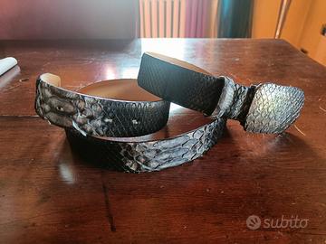 cintura uomo in vero rettile