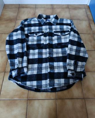 Jack & Jones Camicia Flanella Blank and White