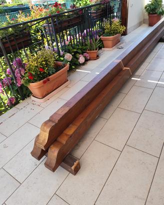Travatura in legno