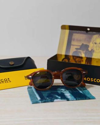 MOSCOT Originali 49 Tortoise Nuovi Completi
