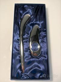 Lente e tagliacarte in Silver Plate “ Capjtal”