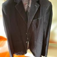 Giacca in velluto blu navy