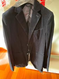 Giacca in velluto blu navy