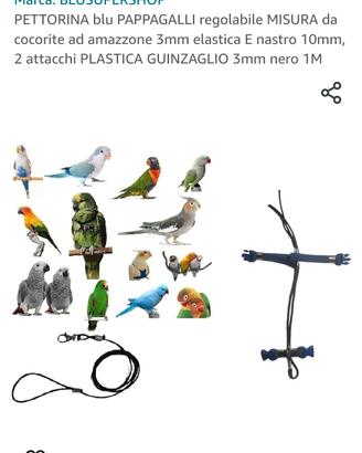 pettorina regolabile da coco ad amazzoni