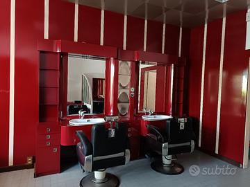  intero arredamento anni 70 da barbiere 