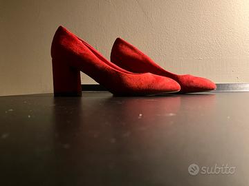 Scarpe decollte rosse nuove Tamaris n.36