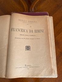 Libro antico Francesca Da Rimini