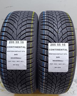 2 GOMME 205 55 16 CONTINENTAL INV RIF4046
