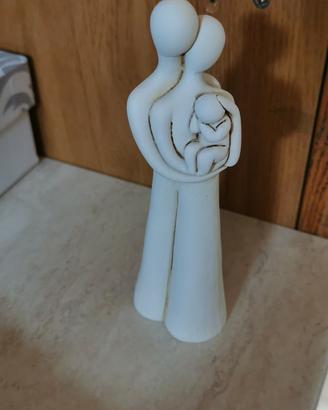 Statuetta Coppia con Bambino Fantin