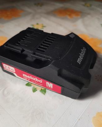 batteria metabo 2Ah usata