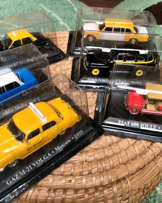 Modellini 1/43 collezione "Taxi dal Mondo"