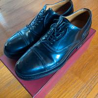 Scarpe stringate in pelle nera, Bally