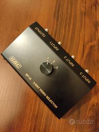 GBC SP-18 selettore audio stereo e video 3 vie