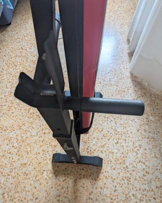 Panca Pesi con Portabilanciere e Richiudibile