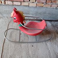 cavalluccio a dondolo vintage 60/70'