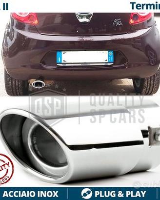 TERMINALE di Scarico per FORD KA 2 OVALE Cromato