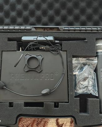 Microfono microfoni sistema wireless professionale