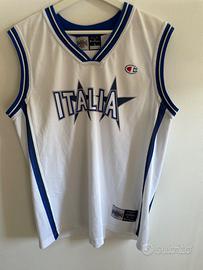 Maglia Basket Nazionale Italiana Champion Anni 200