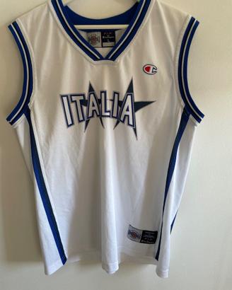Maglia Basket Nazionale Italiana Champion Anni 200