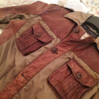 Giubbotto in pelle e tessuto Etro 