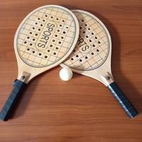 Racchette da spiaggia in legno 