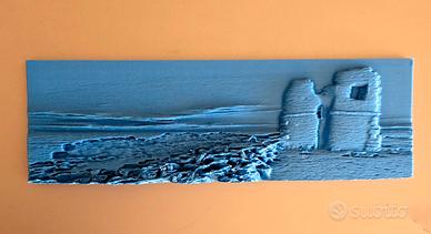 Quadretto in rilievo Torre Flavia – Ladispoli 