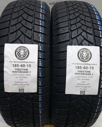 2 GOMME 185 60 15 FIRESTONE A63582