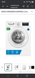 Lavatrice Bosch 8 kg (COME NUOVA)