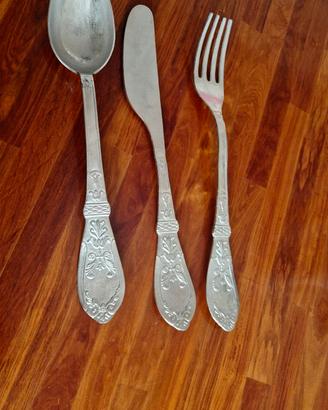 Set 3 posate decorative giganti 