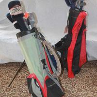 Lotto set/mazze da golf Callaway con 2 sacche e 14