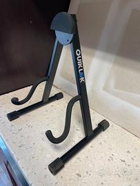 QUIKLOK Supporto Chitarra Nero