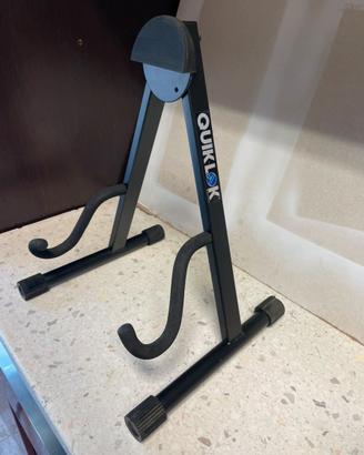 QUIKLOK Supporto Chitarra Nero