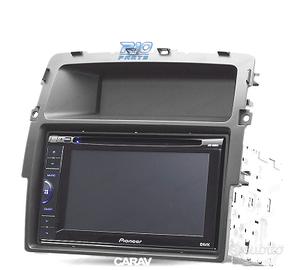 TELAIO NERO RADIO 2-DIN PER OPEL VIVARO NISSAN PRI