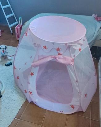 tenda gioco bambina